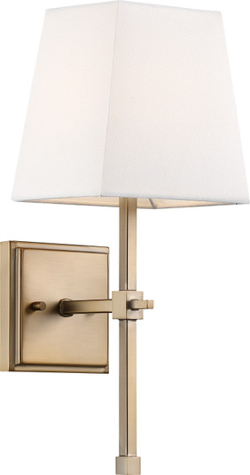 Highline One Light Vanity in Burnished Brass / White (72|60-6707)