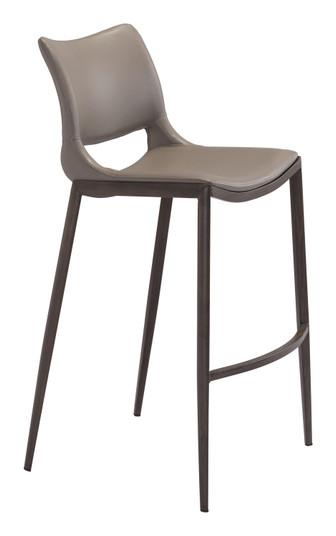 Ace Bar Chair in Gray, Walnut (339|101286)