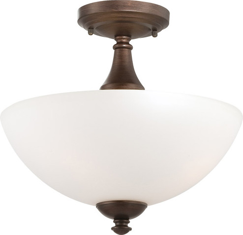 Patton Three Light Semi Flush Mount in Prairie Bronze (72|60-5144)