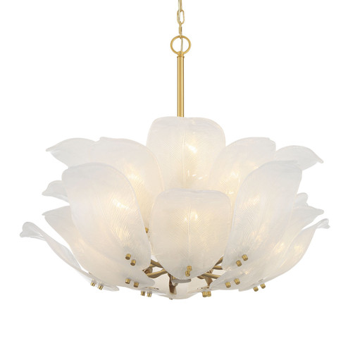 Orchid Ten Light Pendant in Legacy Brass (29|N2215-732)