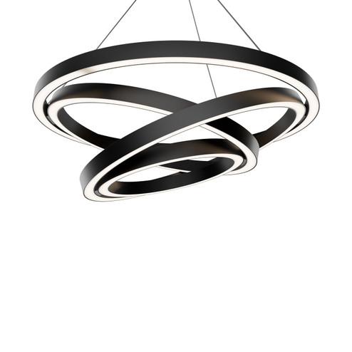 Storm Chaser LED Pendant in Black (281|PD-74535-35-BK)