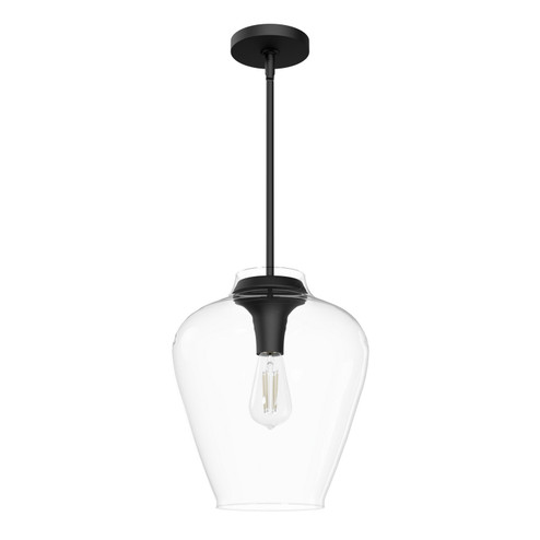 Vidria One Light Pendant in Matte Black (47|49011)