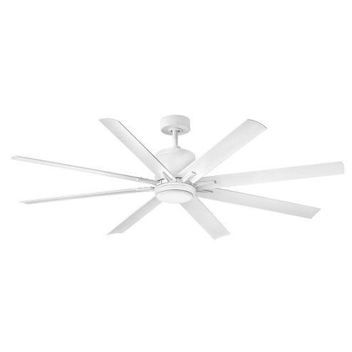 Vantage 66'' LED Smart Fan in Matte White (13|907166FMW-LWD)