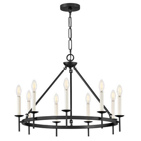 Copley LED Chandelier in Black (13|47475BK)