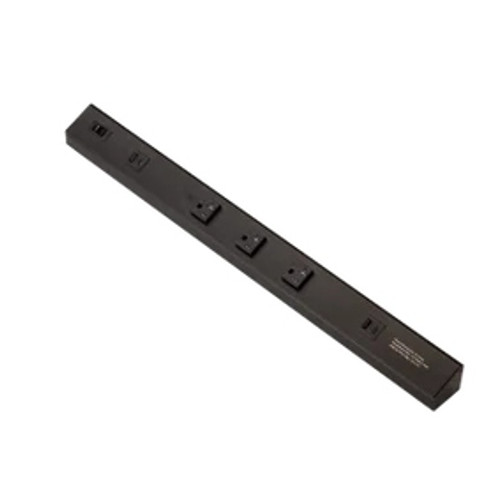 Power Strip in Black (303|ATOM-120V-24-BK)