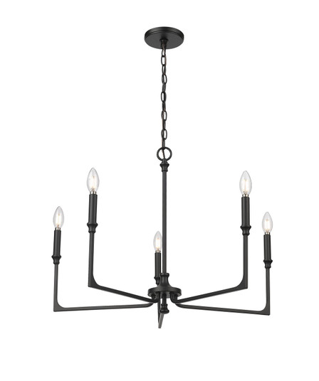 Azara Five Light Chandelier in Matte Black (59|25305-MB)