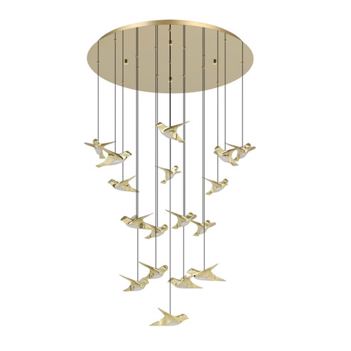 Paratebueno LED Pendant in Brass (217|390398A)