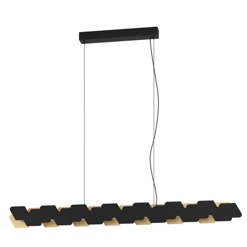Altagracia LED Linear Pendant in Black (217|390032A)