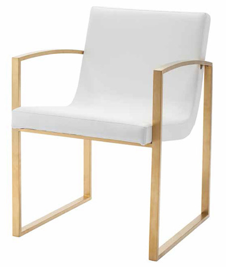 Clara Dining Chair in White (325|HGTB324)