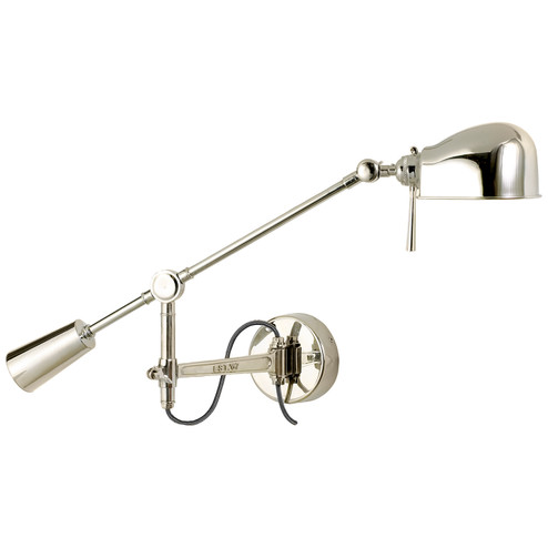 RL 67 One Light Swing Arm Wall Lamp in Polished Nickel (368|RL14029PN)