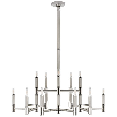 Barrett 15 Light Chandelier in Polished Nickel (368|RL 5225PN)