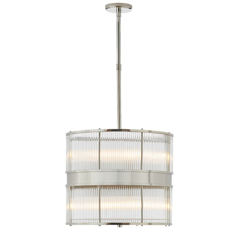 Allen Eight Light Chandelier in Polished Nickel (368|RL 5082PN)