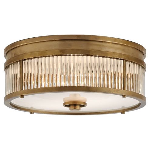 Allen Two Light Flush Mount in Natural Brass (368|RL 4801NB)