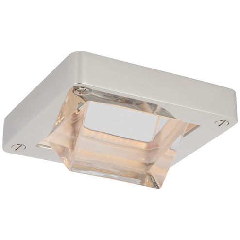Rolland LED Flush Mount in Polished Nickel and Clear Glass (368|RL 4615PN/CG)