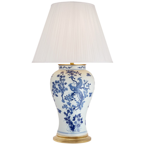 Blythe One Light Table Lamp in Blue and White Porcelain (368|RL 3652BW-S)