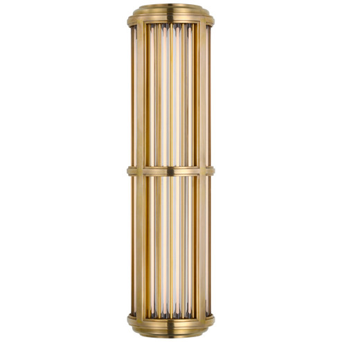 Perren LED Wall Sconce in Natural Brass and Glass Rods (368|RL 2761NB)