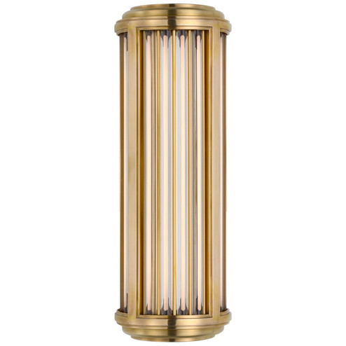 Perren LED Wall Sconce in Natural Brass and Glass Rods (368|RL 2760NB)
