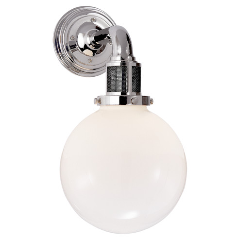 McCarren One Light Wall Sconce in Polished Nickel (368|RL 2551PN-WG)
