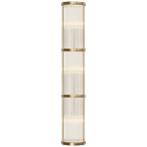 Allen Three Light Linear Wall Sconce in Natural Brass (368|RL 2086NB)