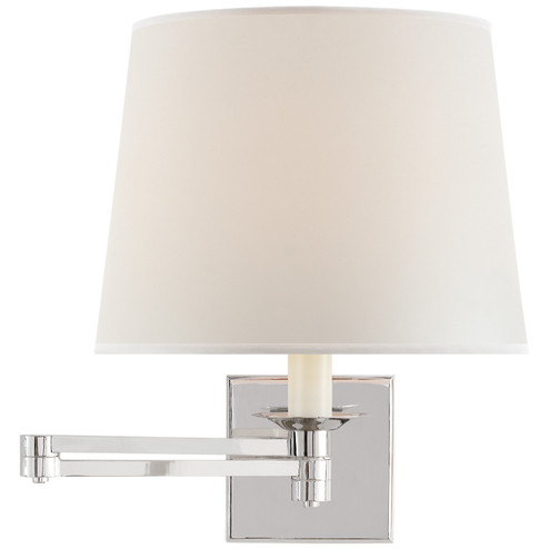 Evans One Light Swing Arm Wall Lamp in Polished Nickel (368|RL 2010PN-P)