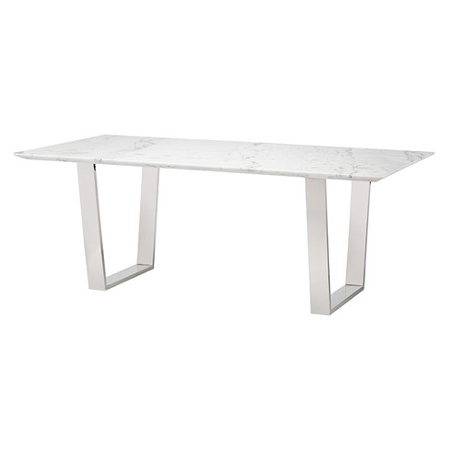 Catrine Dining Table in White (325|HGSX192)