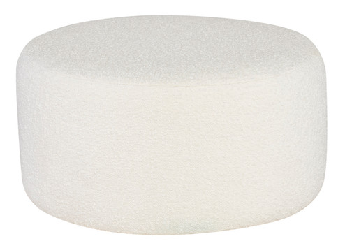 Robbie Ottoman in Buttermilk Boucle (325|HGSN189)