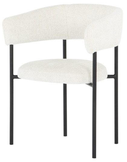 Cassia Dining Chair in Buttermilk Boucle (325|HGSN154)