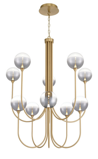Iissa Ten Light Chandelier in Gold (40|48925-020)