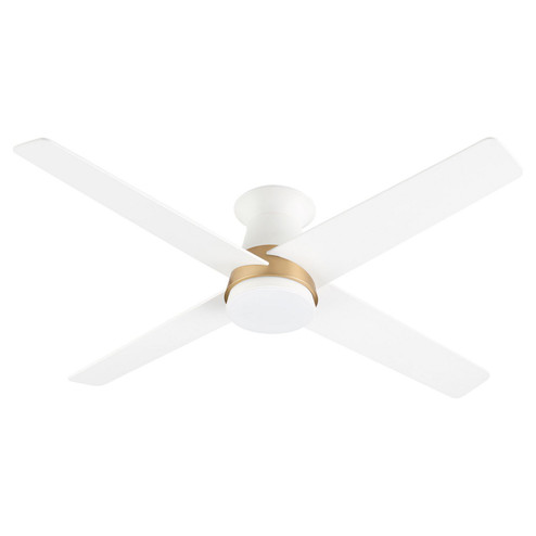 Santa Ana 52''Ceiling Fan in Studio White/Aged Brass (208|11983)