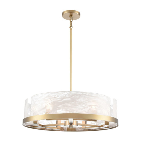 Skye Six Light Chandelier in Brass (78|AC12176BR)