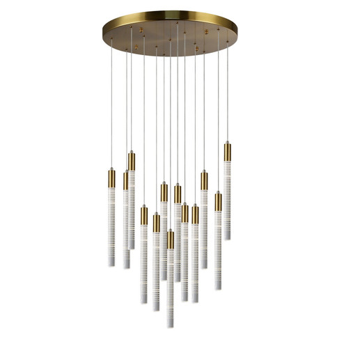 Celine LED Chandelier in Brass (78|AC12143BR)