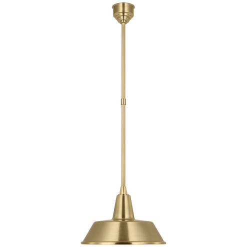 Academy Barn Light LED Pendant in Hand-Rubbed Antique Brass (268|TOB 5803HAB-HAB)