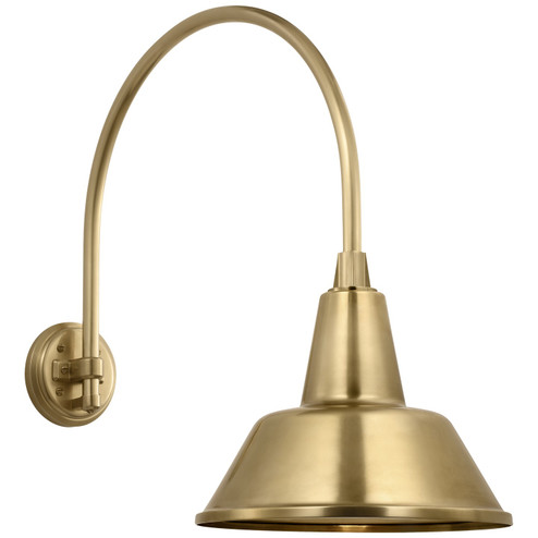 Academy Barn Light LED Barn Light in Hand-Rubbed Antique Brass (268|TOB 2815HAB/S1-HAB)