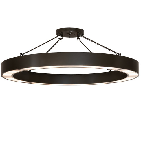 Loxley LED Semi-Flushmount in Rail Bronze (57|279671)