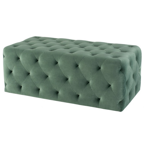 Tufty Ottoman in Moss (325|HGSC421)