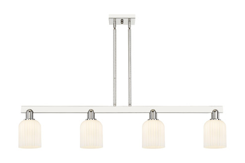 Arcadia Four Light Island Pendant in Polished Nickel (405|716-4I-PN-G559-5GWH)