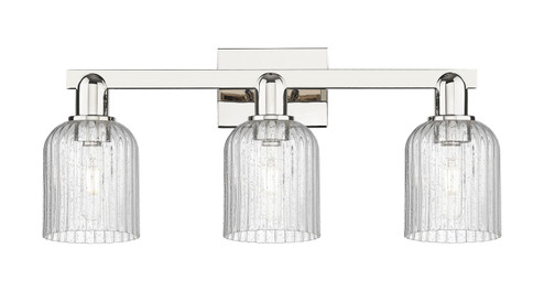 Arcadia Three Light Bath Vanity in Polished Nickel (405|716-3W-PN-G559-5SDY)