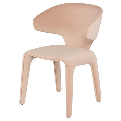 Bandi Dining Chair in Peach Velour (325|HGNE166)