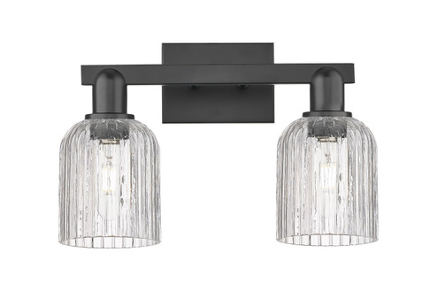 Arcadia Two Light Bath Vanity in Matte Black (405|716-2W-BK-G559-5CL)