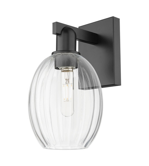 Arcadia One Light Wall Sconce in Matte Black (405|716-1W-BK-G459-6CL)