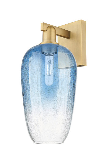 Arcadia One Light Wall Sconce in Brushed Brass (405|716-1W-BB-G484-7SB)