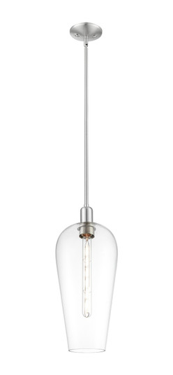 Arcadia One Light Pendant in Brushed Satin Nickel (405|716-1S-SN-G456-8CL)