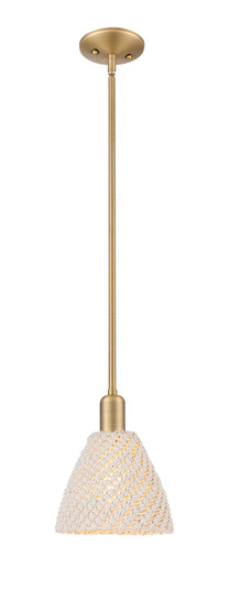 Arcadia One Light Pendant in Brushed Brass (405|716-1S-BB-NBD-75-NAT)