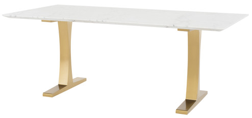 Toulouse Dining Table in White (325|HGNA482)