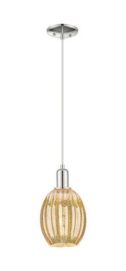 Arcadia One Light Pendant in Polished Nickel (405|716-1P-PN-G459-6ME)