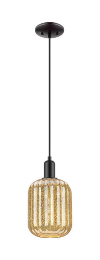 Arcadia One Light Pendant in Matte Black (405|716-1P-BK-G460-7ME)