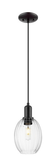 Arcadia One Light Pendant in Matte Black (405|716-1P-BK-G459-6CL)