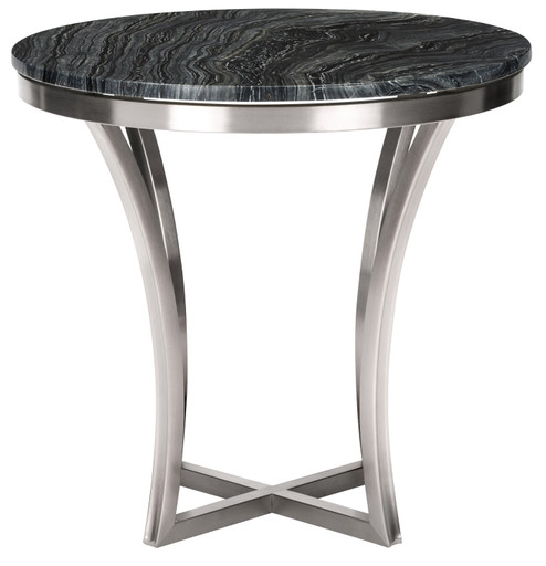 Aurora Side Table in Black Wood Vein (325|HGNA294)