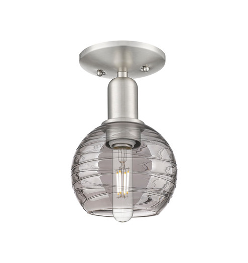 Arcadia One Light Semi-Flush Mount in Brushed Satin Nickel (405|716-1C-SN-G1213-6SM) Arcadia One Light Semi-Flush Mount in Brushed Satin Nickel (405|716-1C-SN-G1213-6SM)