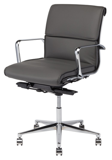 Lucia Office Chair in Grey (325|HGJL288)